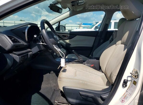 4S3GTAD64J3723490 2018 SUBARU IMPREZA White Widok wnętrza z przodu