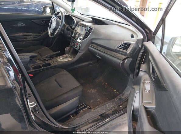 4S3GTAD64K3732921 2019 SUBARU IMPREZA Black Widok wnętrza z przodu