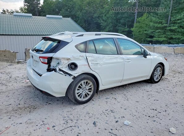 4S3GTAD65J3741030 2018 SUBARU IMPREZA White Trasero derecho