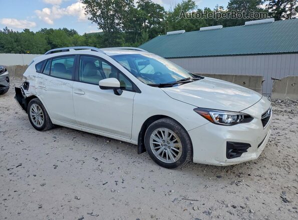 4S3GTAD65J3741030 2018 SUBARU IMPREZA White Delantero derecho