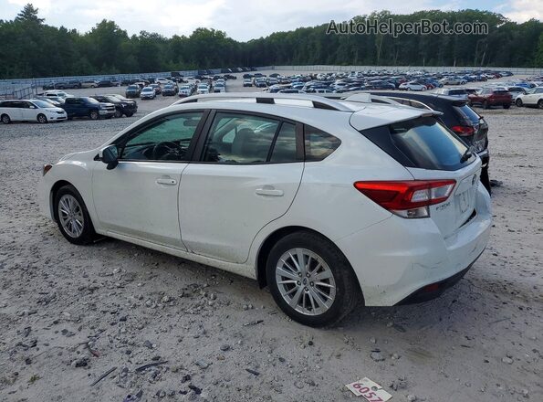 4S3GTAD65J3741030 2018 SUBARU IMPREZA White Trasero izquierdo