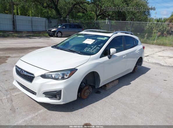 4S3GTAD66K3714873 2019 SUBARU IMPREZA White Przód lewy