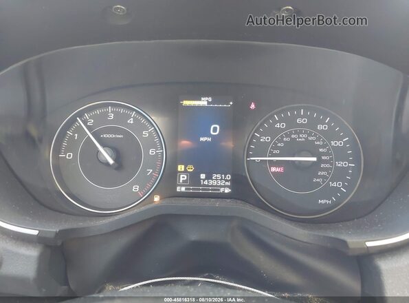 4S3GTAD66K3714873 2019 SUBARU IMPREZA White Widok tylnych siedzeń