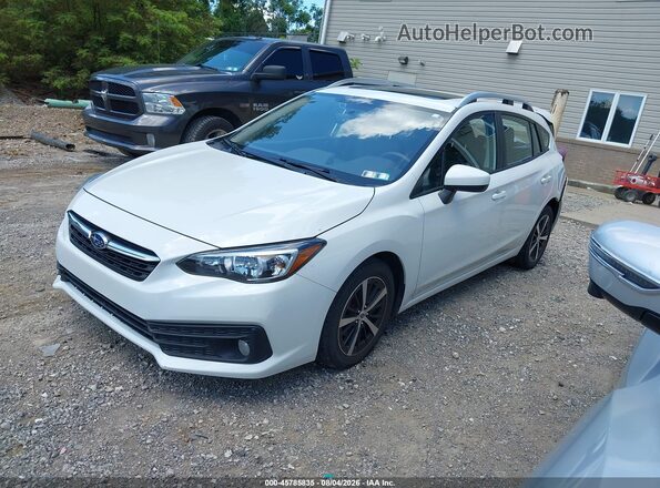4S3GTAD66N3706888 2022 SUBARU IMPREZA White Передня ліва чверть