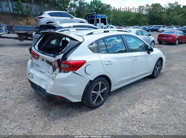 4S3GTAD66N3706888 2022 SUBARU IMPREZA White Задня права чверть