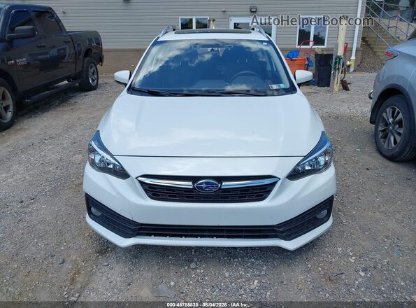 4S3GTAD66N3706888 2022 SUBARU IMPREZA White Вид щитка приладів