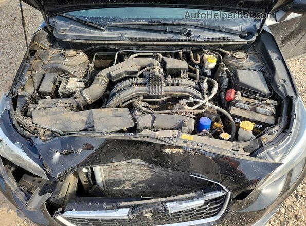4S3GTAD67H3734249 2017 SUBARU IMPREZA Черный Вид задней части салона
