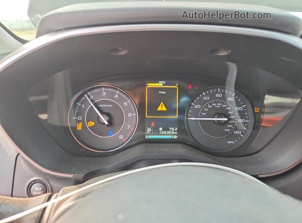 4S3GTAD67H3734249 2017 SUBARU IMPREZA Черный Вид щитка приборов