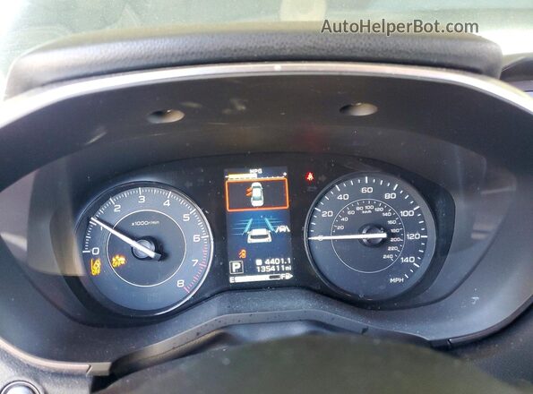 4S3GTAD67J3700835 2018 SUBARU IMPREZA Gray Vista del cuadro de instrumentos