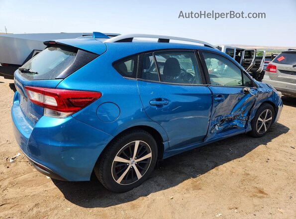 4S3GTAD67K3722321 2019 SUBARU IMPREZA Blue Rear right
