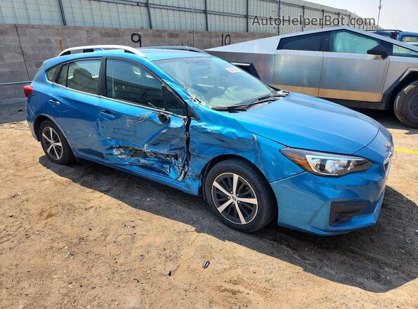 4S3GTAD67K3722321 2019 SUBARU IMPREZA Blue Front right