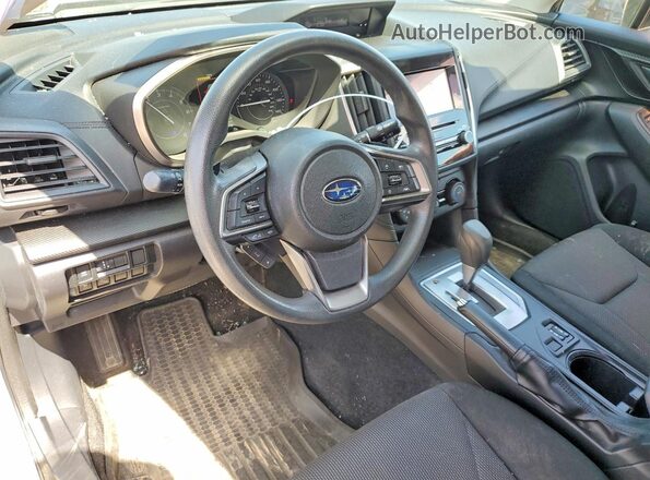 4S3GTAD67K3747607 2019 SUBARU IMPREZA Silver Առջևի վահանակի տեսք