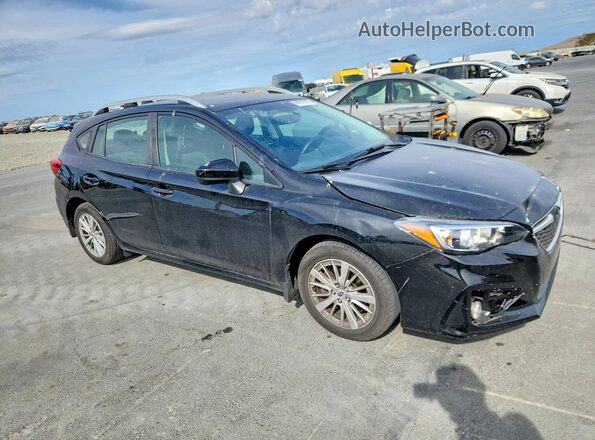 4S3GTAD68H3743557 2017 SUBARU IMPREZA Black Առջևի վահանակի տեսք