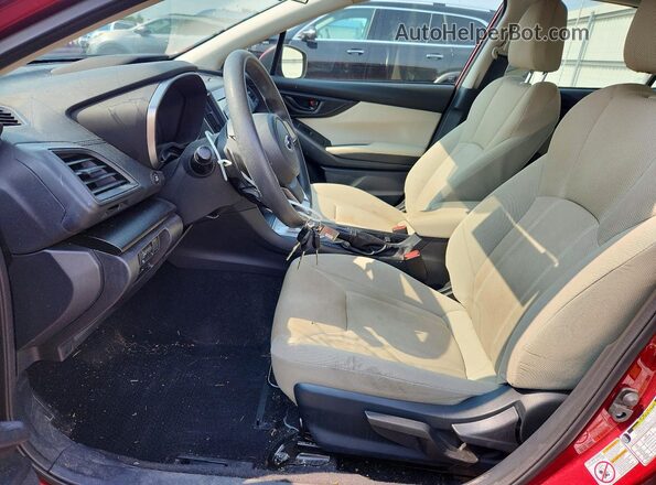 4S3GTAD68K3720089 2019 SUBARU IMPREZA Red Սալոնի դիմացի տեսք