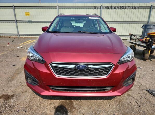 4S3GTAD68K3720089 2019 SUBARU IMPREZA Red Դիմացի տեսք