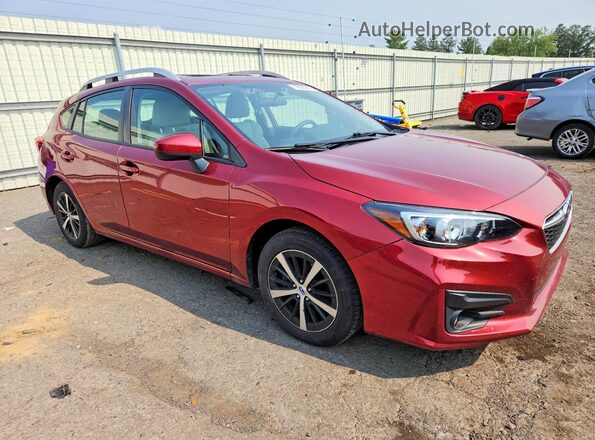4S3GTAD68K3720089 2019 SUBARU IMPREZA Red Առջևի աջ