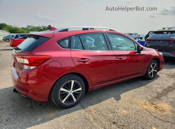 4S3GTAD68K3720089 2019 SUBARU IMPREZA Red Հետևի աջ