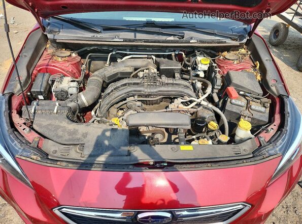 4S3GTAD68K3720089 2019 SUBARU IMPREZA Red Սալոնի հետևի տեսք