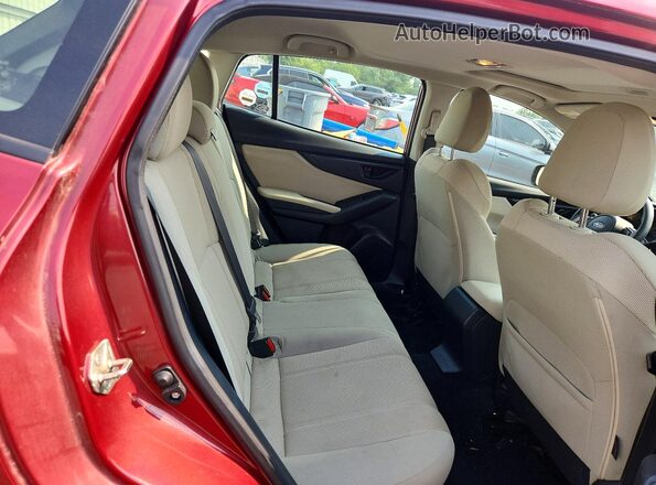 4S3GTAD68K3720089 2019 SUBARU IMPREZA Red Հետևի նստատեղերի տեսք