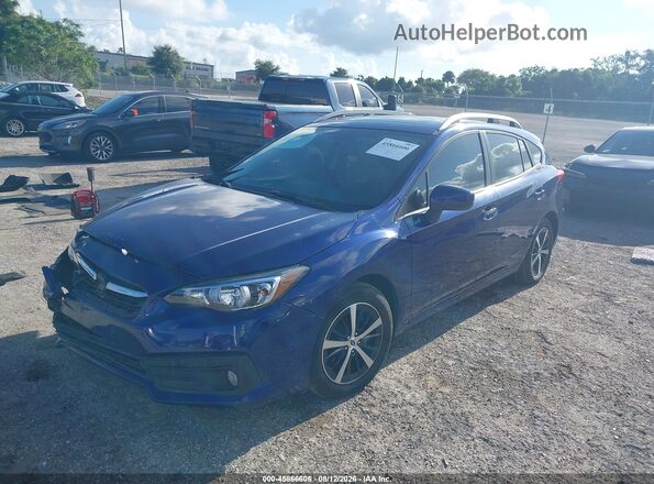 4S3GTAD68P3715336 2023 SUBARU IMPREZA Blue Передня ліва чверть