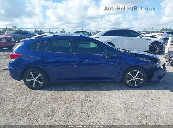 4S3GTAD68P3715336 2023 SUBARU IMPREZA Blue Вид задньої частини салону