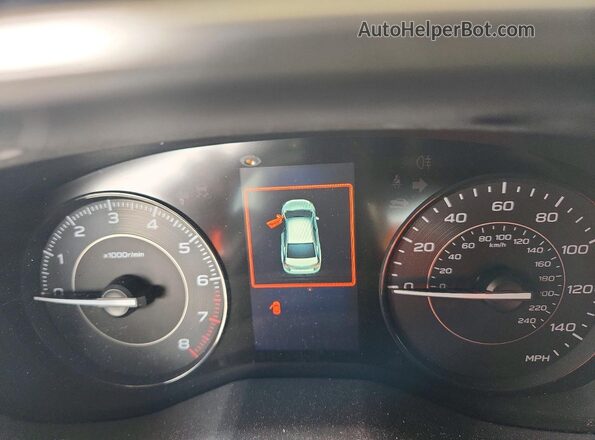 4S3GTAD69H3702418 2017 SUBARU IMPREZA Черный Вид щитка приборов