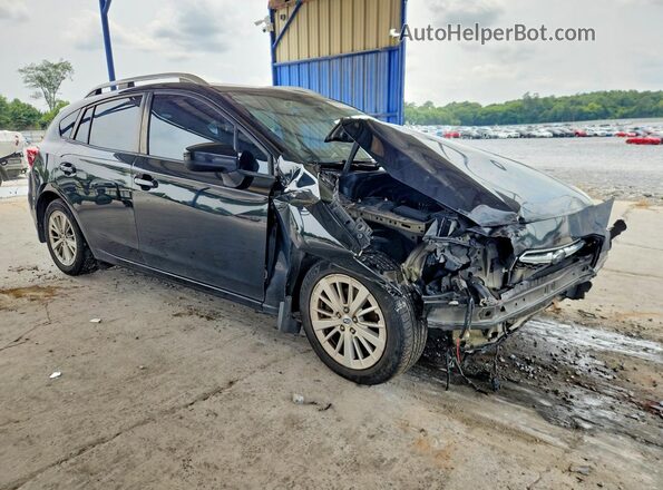 4S3GTAD69H3702418 2017 SUBARU IMPREZA Черный Передняя правая четверть