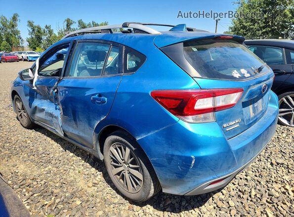 4S3GTAD69K3714737 2019 SUBARU IMPREZA Blue Հետևի ձախ