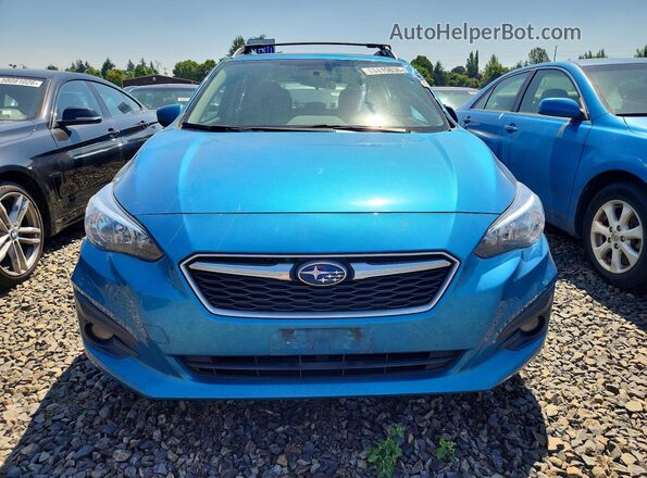 4S3GTAD69K3714737 2019 SUBARU IMPREZA Blue Դիմացի տեսք