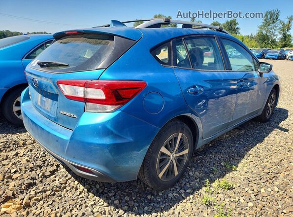 4S3GTAD69K3714737 2019 SUBARU IMPREZA Blue Հետևի աջ