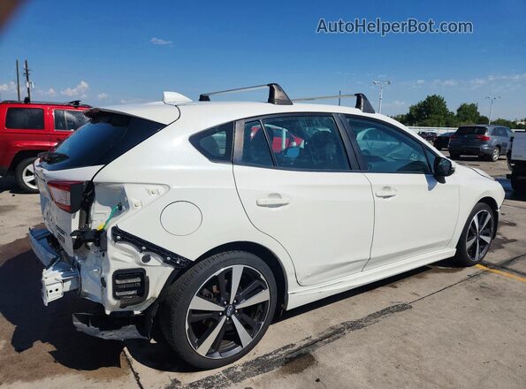 4S3GTAJ62K3706841 2019 SUBARU IMPREZA White Задня права чверть