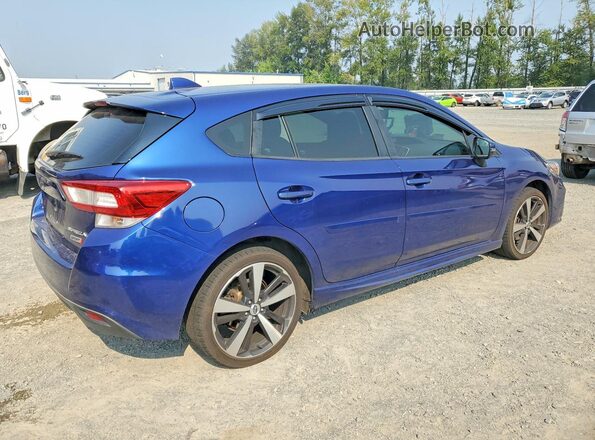 4S3GTAK61J1740410 2018 SUBARU IMPREZA Blue Trasero derecho