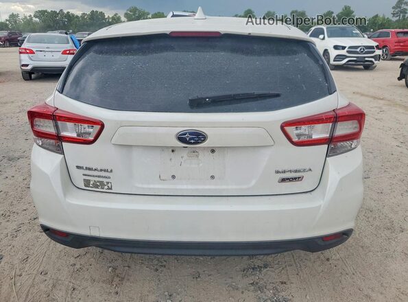 4S3GTAK64H3708629 2017 SUBARU IMPREZA White Հետևի տեսք