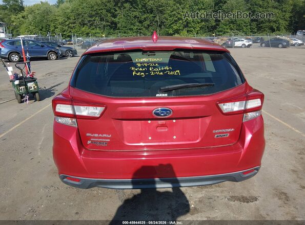 4S3GTAK6XH3722499 2017 SUBARU IMPREZA Red 