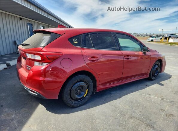 4S3GTAL63H3730068 2017 SUBARU IMPREZA Red უკანა მარჯვენა