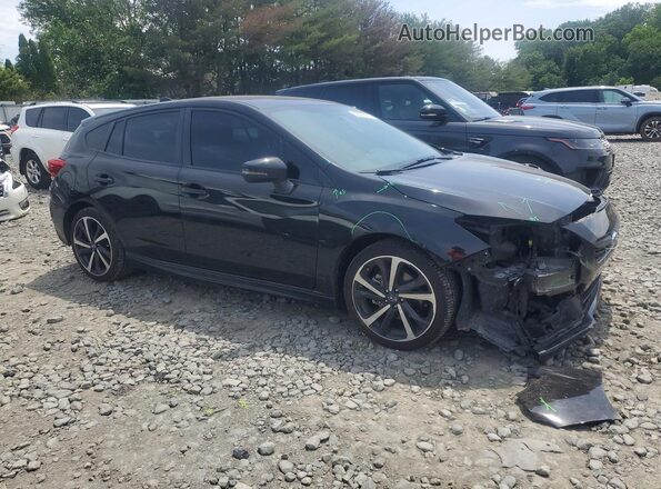4S3GTAL65P3716350 2023 SUBARU IMPREZA Black წინა მარჯვენა