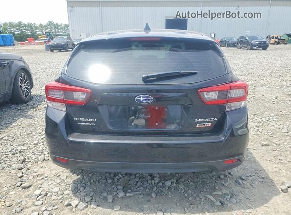 4S3GTAL65P3716350 2023 SUBARU IMPREZA Black უკანა ხედი