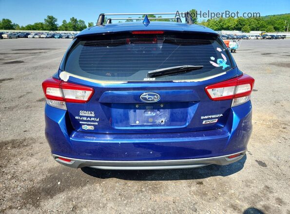 4S3GTAL67H3701690 2017 SUBARU IMPREZA Blue Вид ззаду