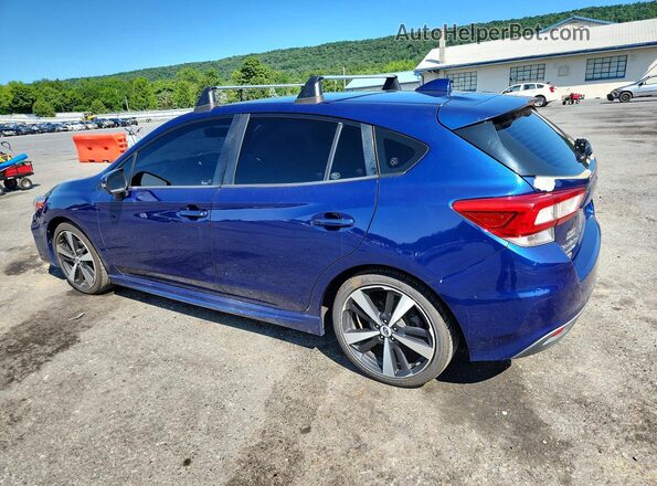 4S3GTAL67H3701690 2017 SUBARU IMPREZA Blue Задня ліва чверть