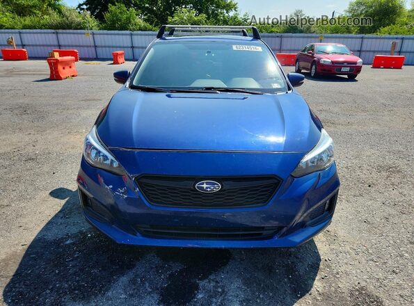 4S3GTAL67H3701690 2017 SUBARU IMPREZA Blue Вид спереду