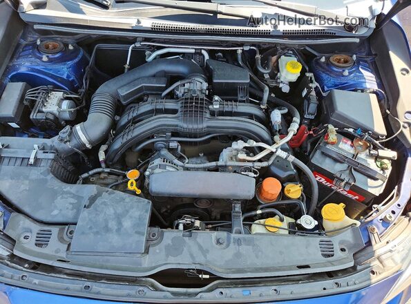 4S3GTAL67H3701690 2017 SUBARU IMPREZA Blue Вид задньої частини салону