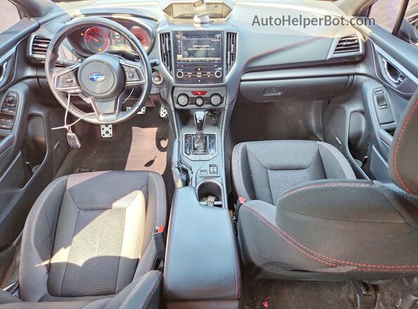4S3GTAL67H3701690 2017 SUBARU IMPREZA Blue Вид панелі приладів