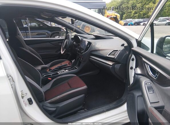 4S3GTAL67L3701942 2020 SUBARU IMPREZA White Vista interior delantera
