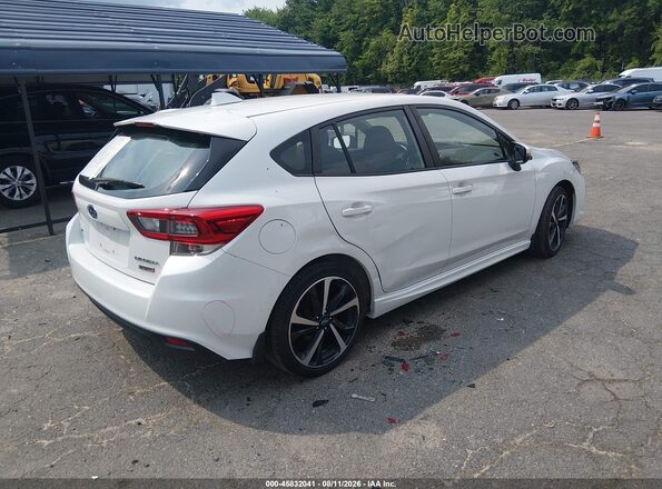 4S3GTAL67L3701942 2020 SUBARU IMPREZA White Trasero derecho