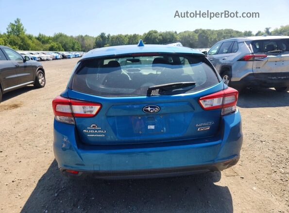 4S3GTAL68H3708051 2017 SUBARU IMPREZA Blue Widok z tyłu