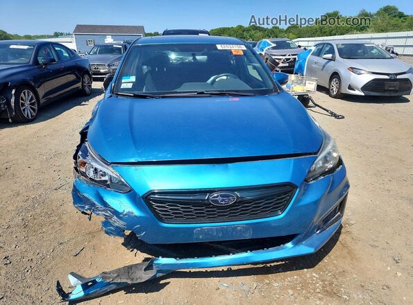 4S3GTAL68H3708051 2017 SUBARU IMPREZA Blue Widok z przodu