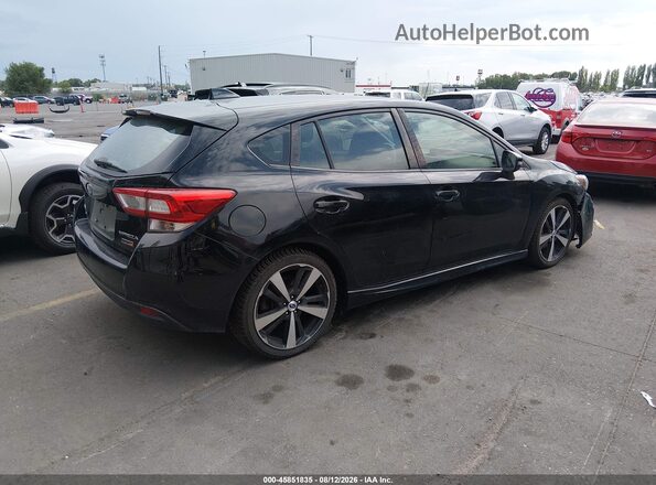 4S3GTAL6XJ3700491 2018 SUBARU IMPREZA Черный Задняя правая четверть