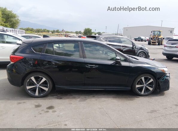 4S3GTAL6XJ3700491 2018 SUBARU IMPREZA Черный Панорамный вид салона 360°