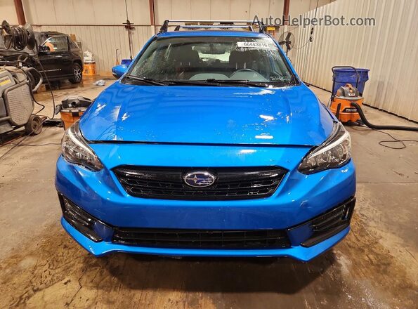 4S3GTAM60P3712771 2023 SUBARU IMPREZA Blue Вид панелі приладів