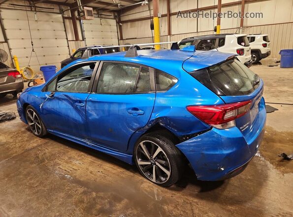 4S3GTAM60P3712771 2023 SUBARU IMPREZA Blue Задня права чверть